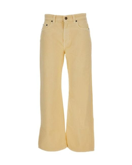 Haikure Natural Mid-Rise Wide-Leg Jeans