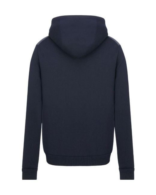 Dior Blue Icons Zipped Hooded Sweatshirt for men