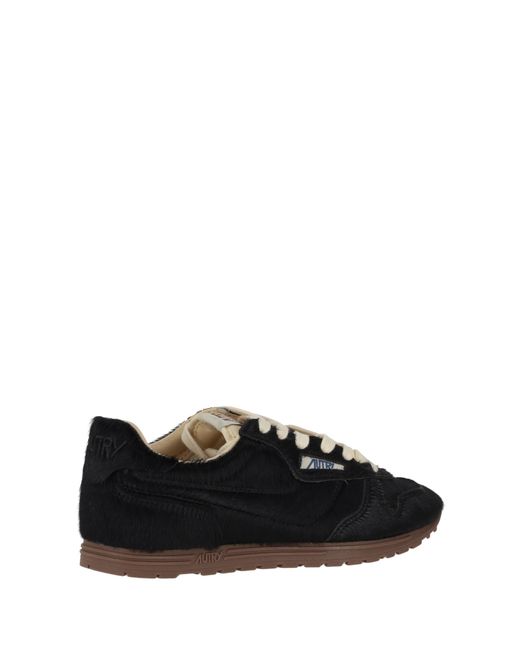 Autry Black Windspin Low-Top Sneakers