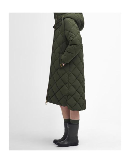 Barbour Green Hooded Cotton Jacket