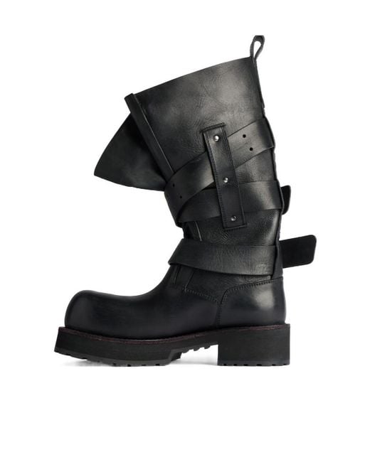 Balenciaga Black Venom High Boots for men