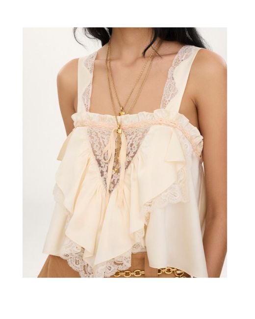 Chloé White Chloé Mini Paddington Necklace