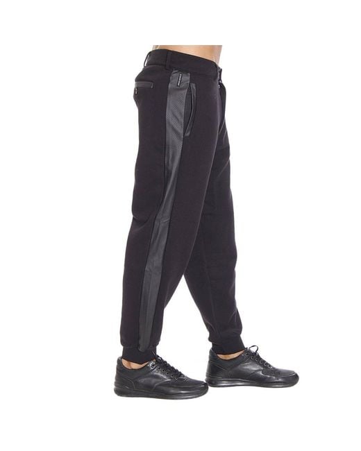 Armani Jeans Blue Logo Casual Pants for men