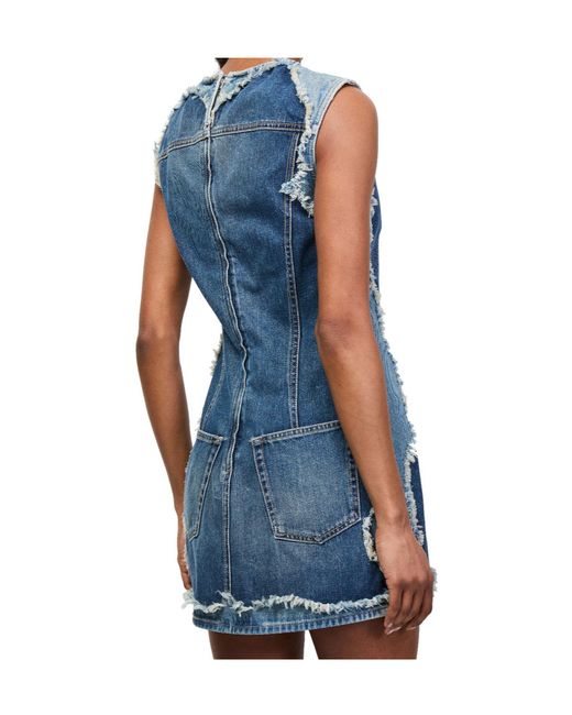 Acne Blue Denim Mini Dress