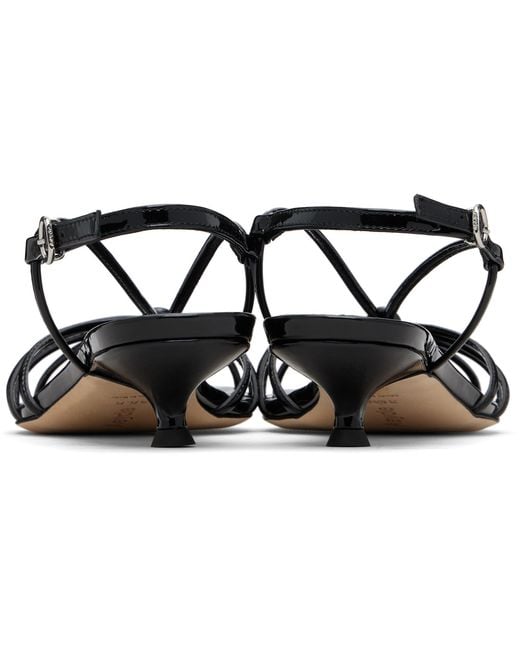 Aeyde Black Amara Buckle Fastened Sandals