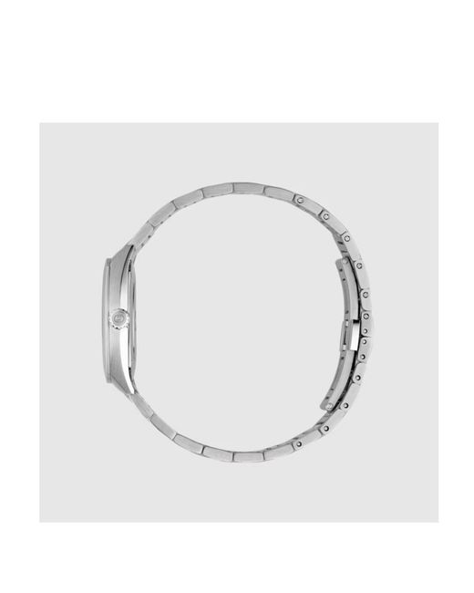 Gucci White Interlocking Watch, 29Mm