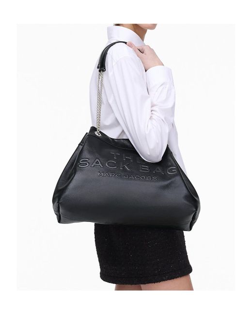 Marc Jacobs Black The Large Chain Sack Bag