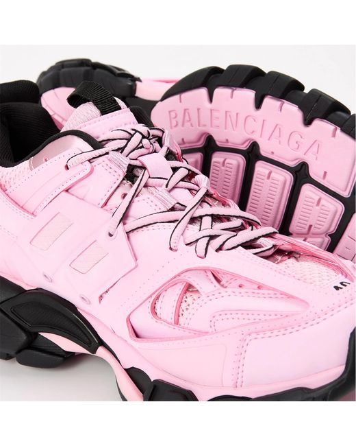Balenciaga Pink Track Mesh Sneakers