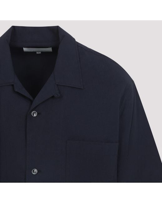 Studio Nicholson Blue Agios Short-Sleeve Shirt for men