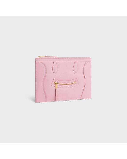 Céline Pink Medium Pouch