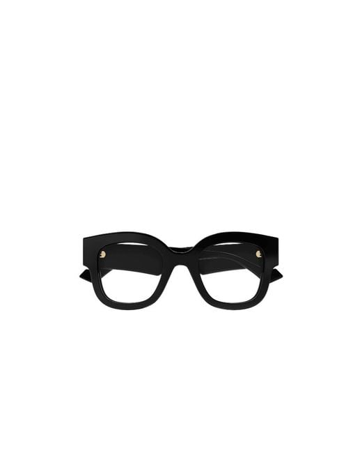 Gucci Black Eyewear Round-Frame Glasses