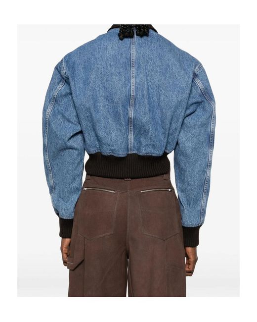 IRO Blue Long-Sleeve Denim Jacket