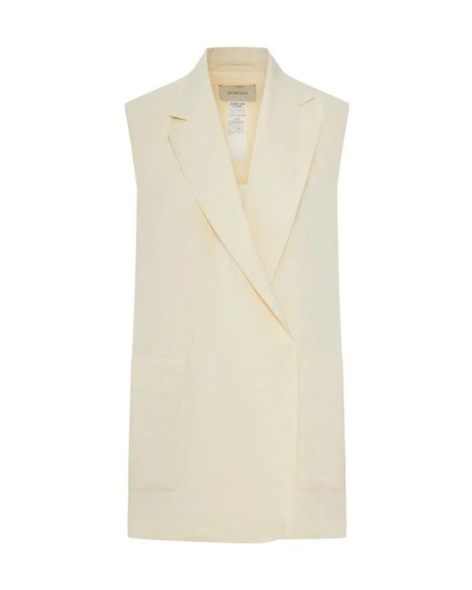 Sportmax Natural Sleeveless Vest
