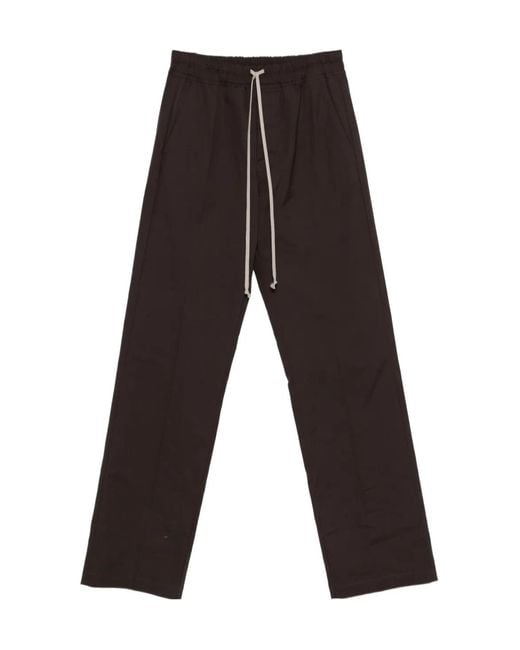 Rick Owens Black Dietrich Trousers for men