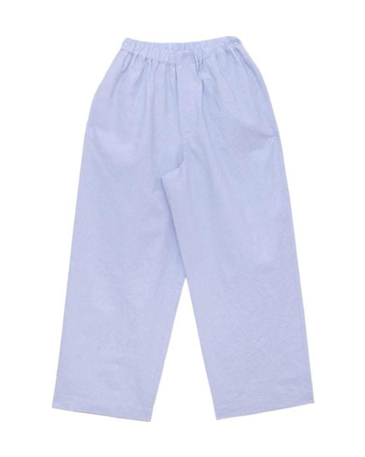 Baserange Blue Striped Trousers