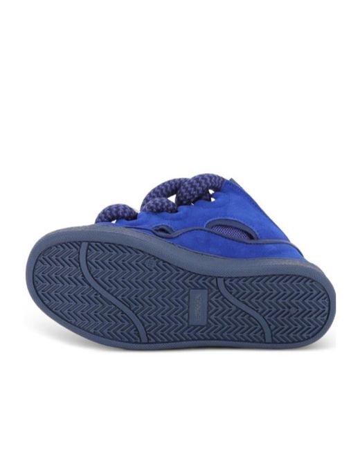 Lanvin Blue Curb Sneakers