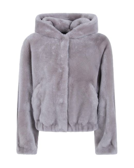 Blancha Gray Long-Sleeve Jacket