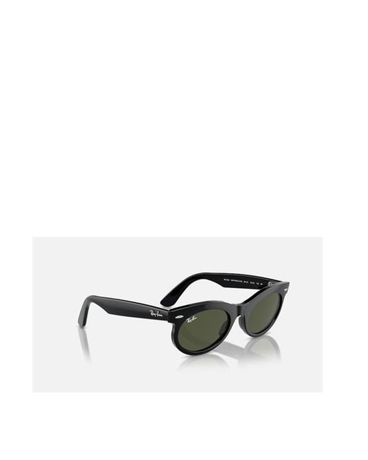Ray-Ban Green Wayfarer Oval Sunglasses for men