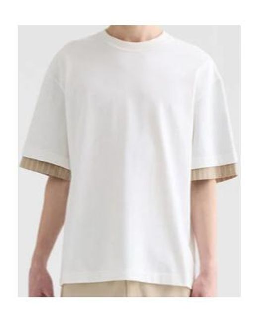 Jil Sander White Crew-Neck T-Shirt for men