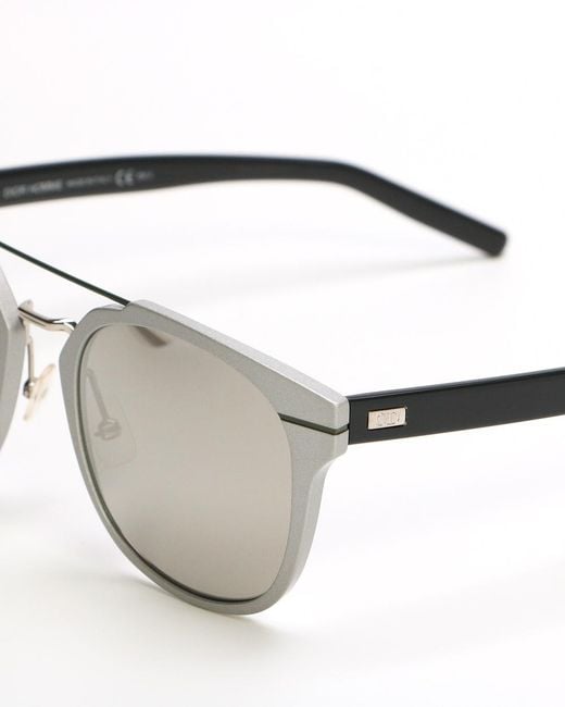 Dior White Logo Sunglasses for men
