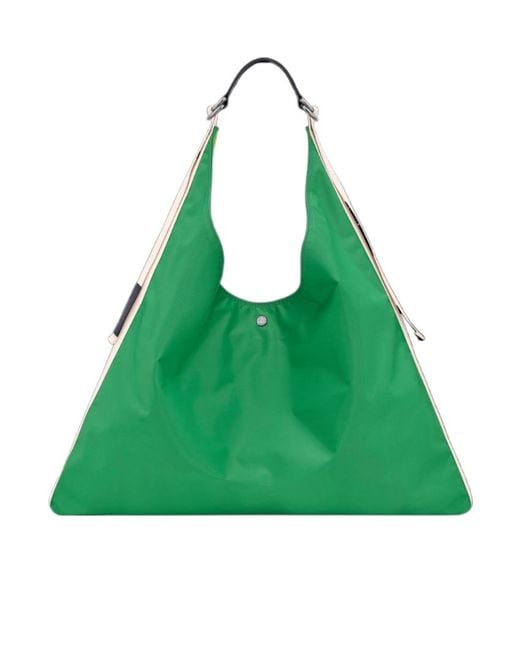 Longchamp Green Re-Play Shoulder Bag