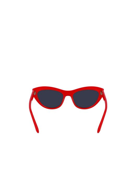 Ferragamo Red Frame Sunglasses for men