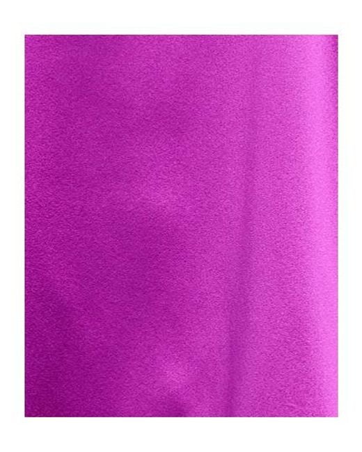 Dolce & Gabbana Purple Solidcolor Satin Longsleeve Top