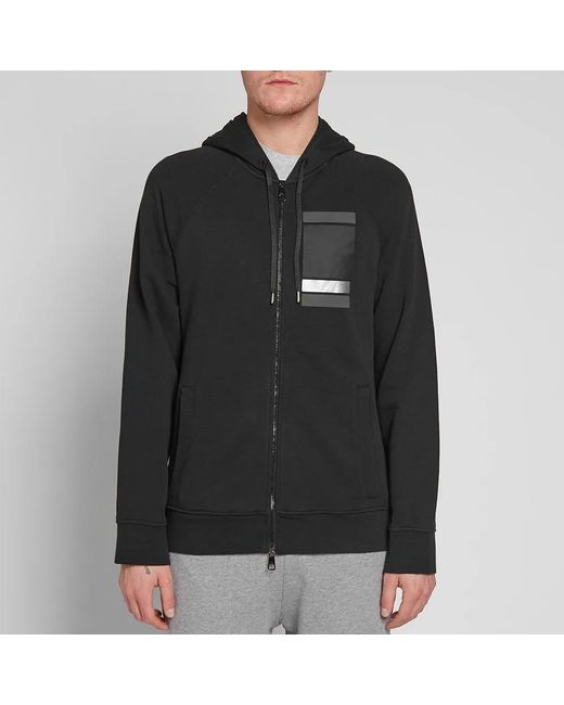 Neil Barrett Black Long-Sleeved Zipper Casual Jacket for men