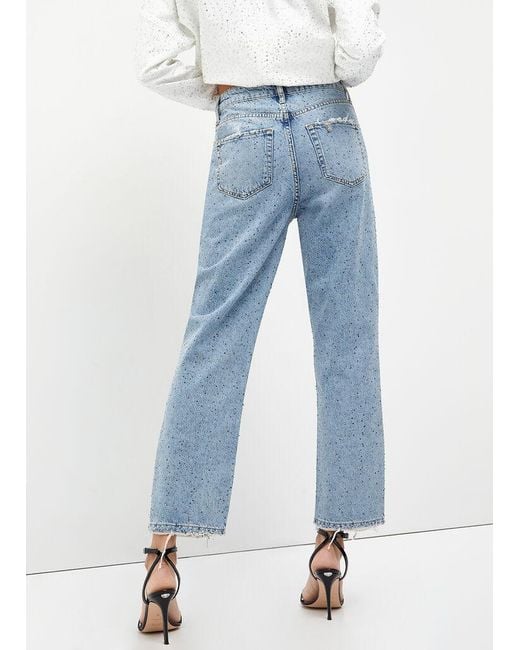 Liu Jo Blue Belt-Loop Jeans