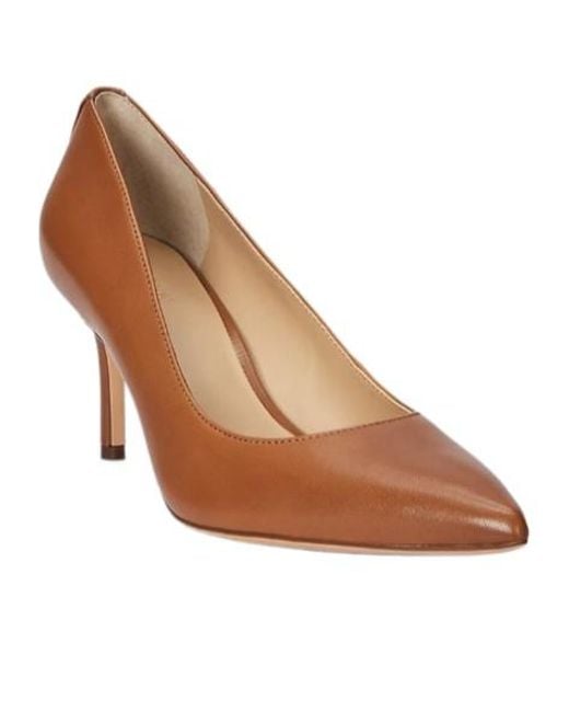 Ralph Lauren Brown Pointed-Toe High Heels