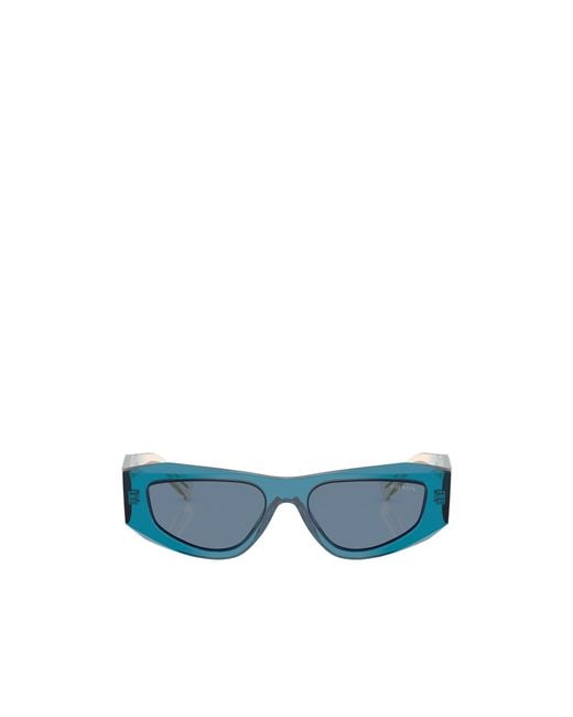 Prada Blue Eyewear Cat-Eye Sunglasses for men