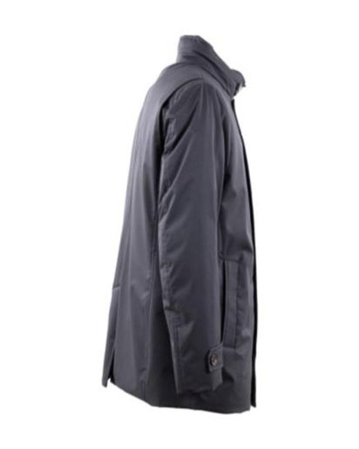Moorer Blue Gorner-Kn Quilted Down Jacket for men