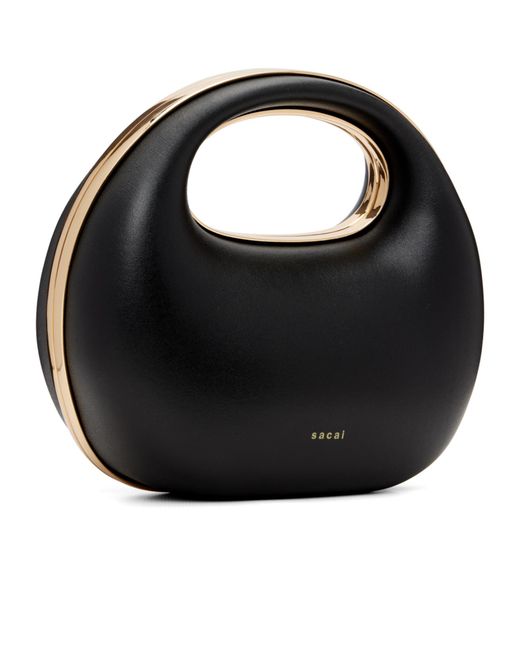 Sacai Black Round Bag