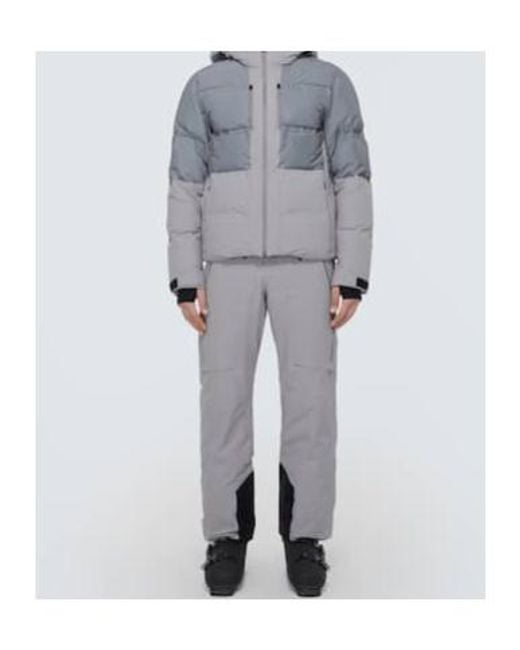 Aztech Mountain Gray Super Nuke Down Ski Jacket for men