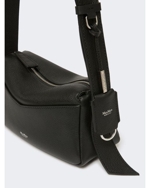 Max Mara Black Micro Logo-Detail Tote Bag
