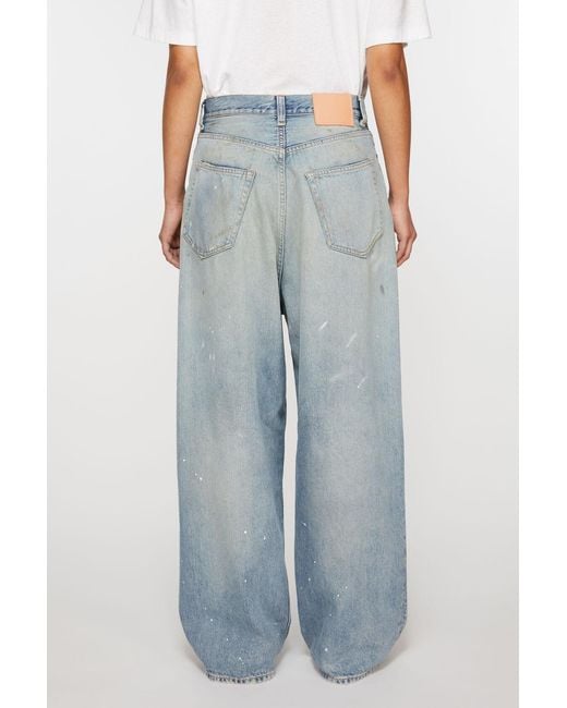 Acne Blue Super Baggy Fit Jeans