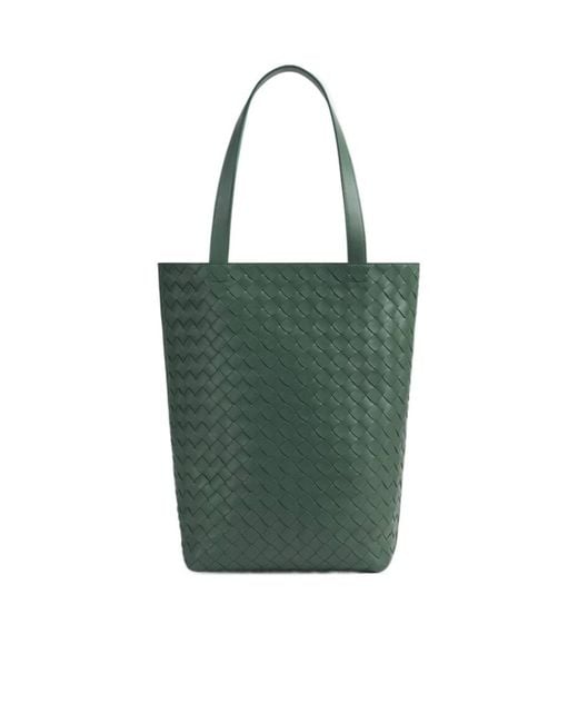 Bottega Veneta Green Classic Intrecciato Tote Bag for men