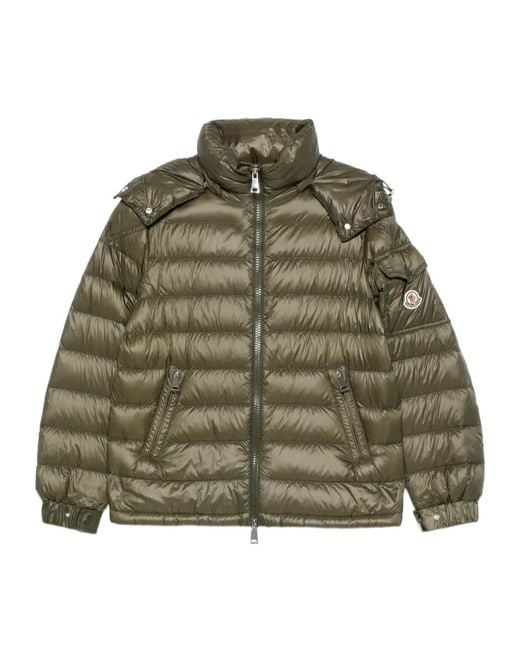 Moncler Green Dalles Hooded Down Jacket