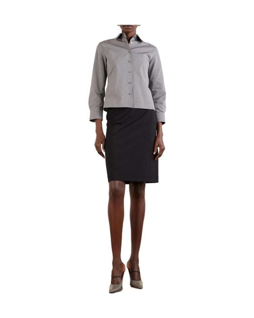 Calvin Klein Black Luna Satin Skirt