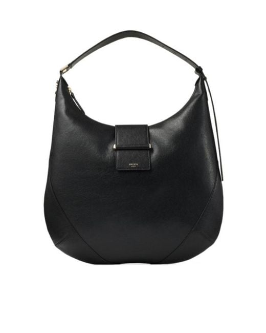 Jimmy Choo Black Bar Hobo Medium