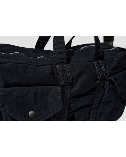 Porter-Yoshida and Co Blue Zipper Shoulder Bag for men