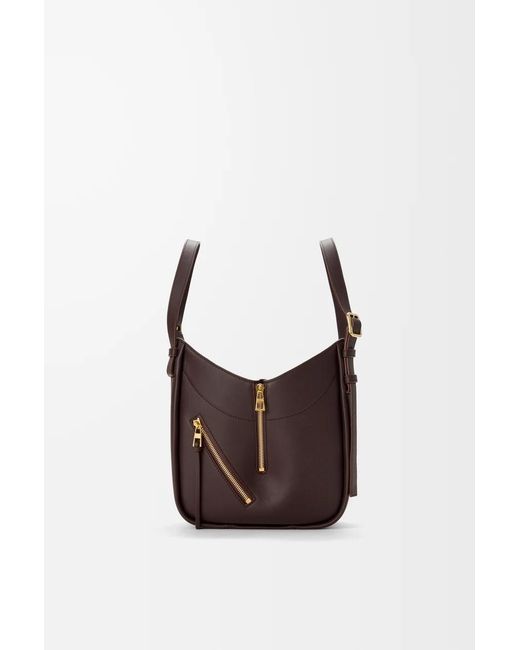 Loewe Brown Hammock Flip Bag
