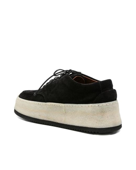 Marsèll Black Raised-Sole Parapana Loafers for men