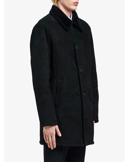 Prada Black High-Neck Long-Sleeved Jacket for men