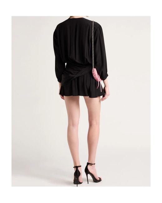 Balenciaga Black Short Dresses