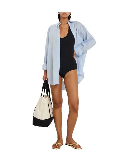 Totême Black Halterneck Swimsuit