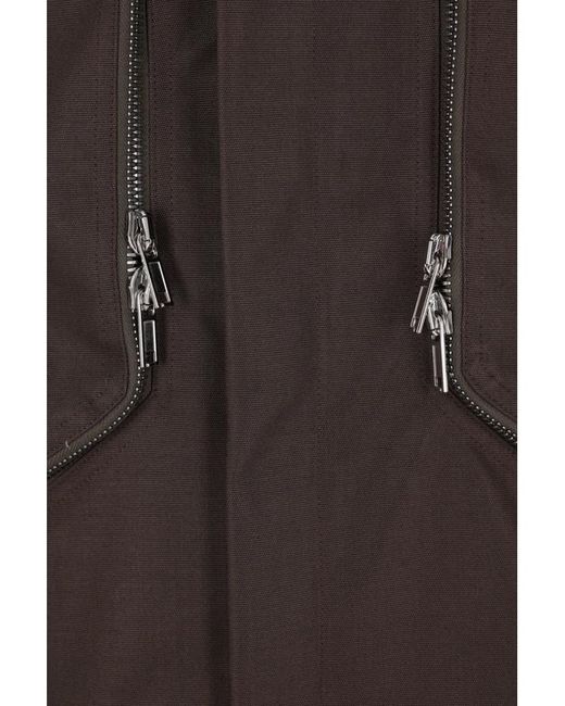 Rick Owens Brown Long-Sleeved Casual Jacket for men