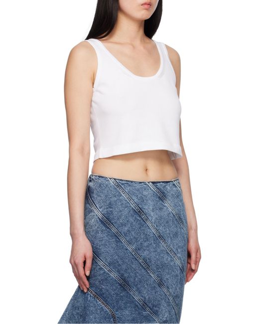 Alaïa Blue Crop Vest
