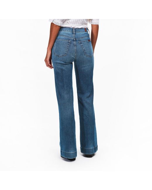 7 For All Mankind Blue Slim Fit Jeans