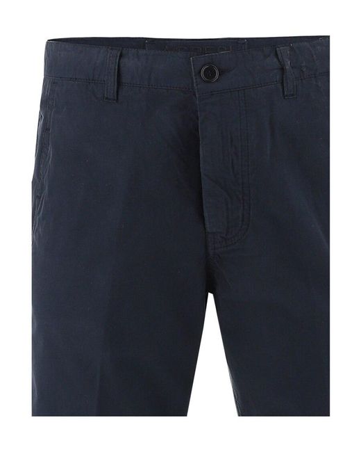 Aspesi Blue Knee High Shorts for men